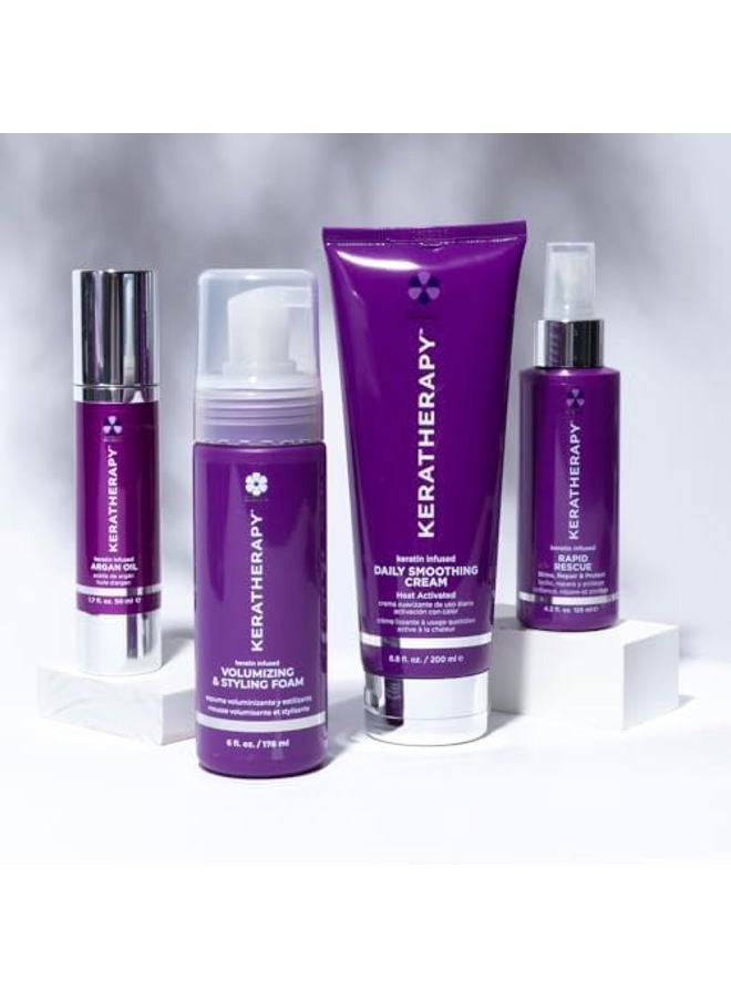 KERATHERAPY Keratin Infused Color Protect Blowout Spray, Clear, 4.2 Fl Oz - Image 4